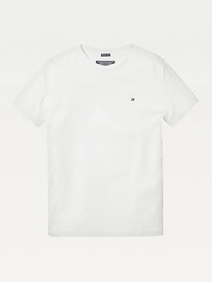 Djevojčice Tommy Hilfiger Essential Organic Cotton Majice Bela | TH345UYO