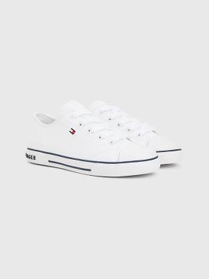 Djevojčice Tommy Hilfiger Low-Top Patike Bela | TH243HDP