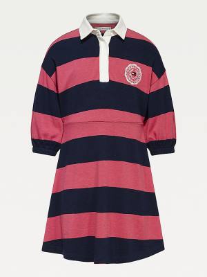 Djevojčice Tommy Hilfiger Varsity Rugby Polo Haljine Plava | TH428ARM