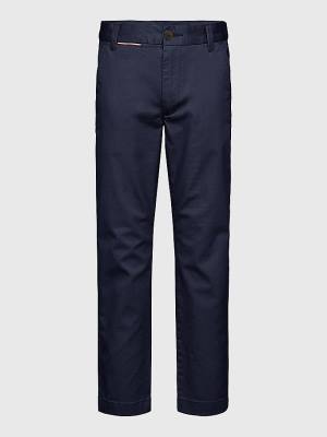 Dječake Tommy Hilfiger 1985 Essential Chinos Pantalone Plava | TH952HPG