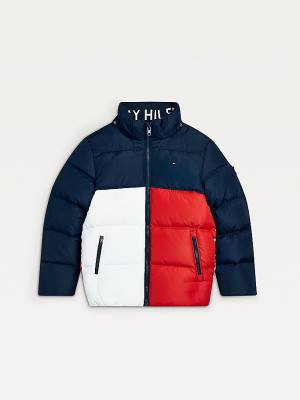 Dječake Tommy Hilfiger Essential Down Jakna Plava | TH103SPB