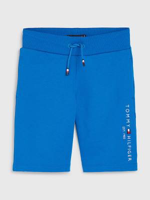 Dječake Tommy Hilfiger Essential Drawstring Sweat Shorts Pantalone Plava | TH307UOG