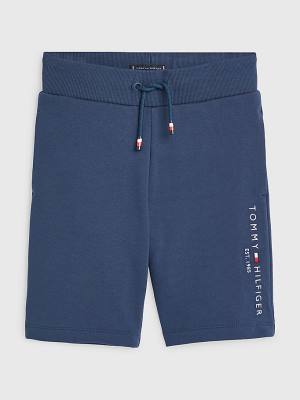 Dječake Tommy Hilfiger Essential Drawstring Sweat Shorts Pantalone Plava | TH805GKP