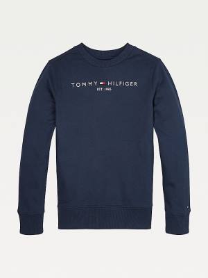 Dječake Tommy Hilfiger Essential Logo Duksevi Plava | TH451IUL