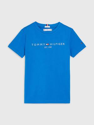 Dječake Tommy Hilfiger Essential Organic Cotton Majice Plava | TH561HAD