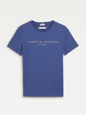 Dječake Tommy Hilfiger Essential Organic Cotton Majice Plava | TH837QSH