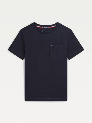 Dječake Tommy Hilfiger Essential Pocket Majice Plava | TH592RVJ