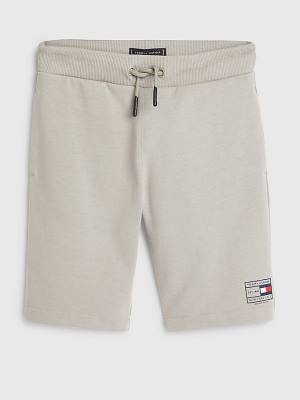 Dječake Tommy Hilfiger Natural Earth Dye Sweat Shorts Pantalone Siva | TH048UVS