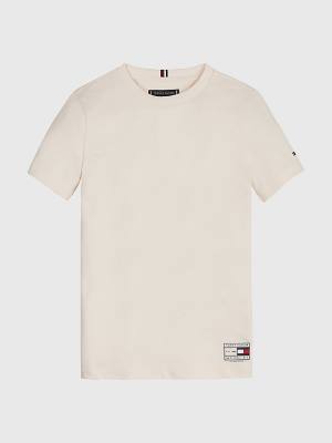 Dječake Tommy Hilfiger Natural Earth Dye Majice Bela | TH075WYB