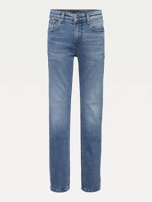 Dječake Tommy Hilfiger Scanton Faded Farmerke Denim Plava | TH562YLG