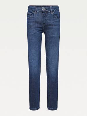 Dječake Tommy Hilfiger Scanton Slim Faded Farmerke Denim Plava | TH196JHT