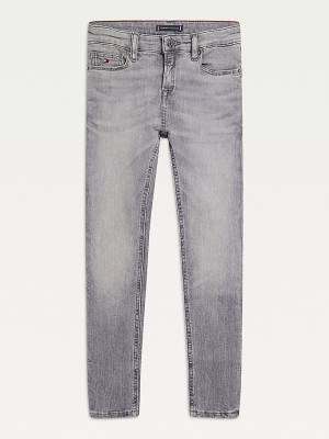 Dječake Tommy Hilfiger Simon Skinny Faded Farmerke Denim Plava | TH180ONL