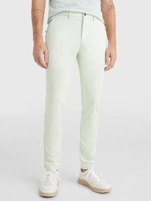 Muške Tommy Hilfiger 1985 Essential Bleecker Slim Fit Chinos Pantalone Zeleno | TH849XRI