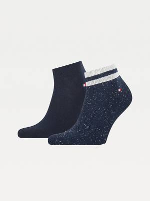 Muške Tommy Hilfiger 2-Pack Neppy Ankle-Length Čarape Plava | TH051EPI