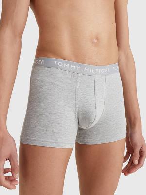 Muške Tommy Hilfiger 3-Pack Logo Waistband Trunks Donji veš Žuta | TH148DGR