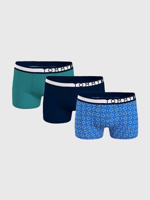 Muške Tommy Hilfiger 3-Pack Logo Waistband Trunks Donji veš Braon | TH576WXQ