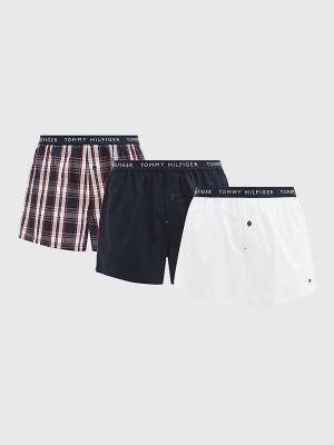 Muške Tommy Hilfiger 3-Pack Logo Waistband Button Fly Boxers Donji veš Narandžasta | TH798HLG