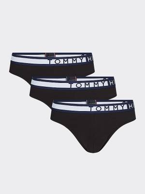 Muške Tommy Hilfiger 3-Pack Logo Waistband Briefs Donji veš Crna | TH815CBN