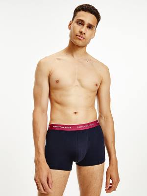 Muške Tommy Hilfiger 3-Pack Premium Essential Trunks Donji veš Crna | TH123PGU