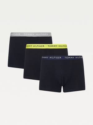 Muške Tommy Hilfiger 3-Pack Repeat Logo Trunks Donji veš Braon | TH291PFM