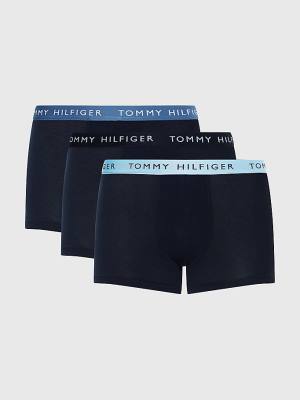 Muške Tommy Hilfiger 3-Pack Repeat Logo Trunks Donji veš Žuta | TH597BQL