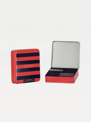 Muške Tommy Hilfiger 4-Pack Gift Box Stripe Čarape Plava | TH402TOI