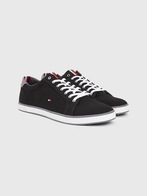 Muške Tommy Hilfiger Canvas Lace Up Patike Crna | TH271ADI