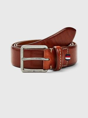 Muške Tommy Hilfiger Casual Leather Essential Kaiševi Braon | TH029ZFU