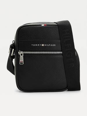 Muške Tommy Hilfiger Casual Small Reporter Torbe Crna | TH103DXS