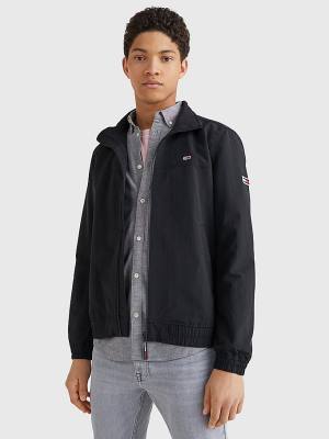 Muške Tommy Hilfiger Classics Bomber Jakna Crna | TH902BTC