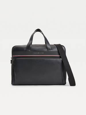 Muške Tommy Hilfiger Commuter Computer Torbe Crna | TH782RQL