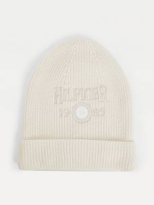 Muške Tommy Hilfiger Crest Embroidery Beanie Kape Bela | TH016PYN