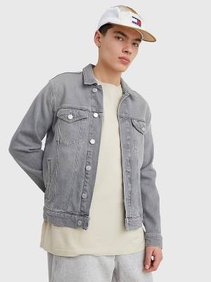 Muške Tommy Hilfiger Denim Trucker Jakna Denim Plava | TH981HWC