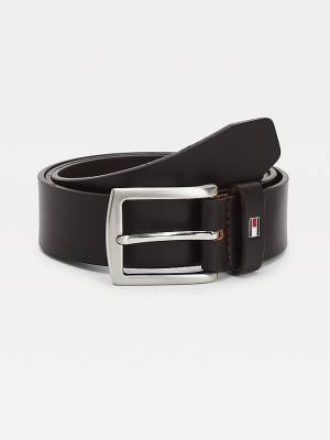 Muške Tommy Hilfiger Denton Leather Kaiševi Braon | TH064WDG