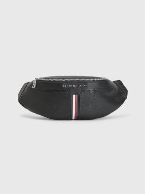 Muške Tommy Hilfiger Downtown Crossbody Torbe Crna | TH974HBT