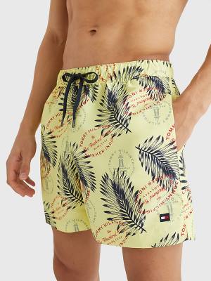 Muške Tommy Hilfiger Drawstring Mid Length Shorts Kupaći Kostimi Žuta | TH205YBN