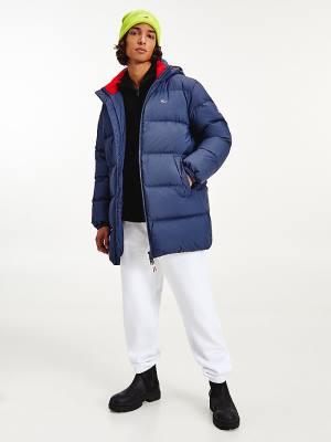 Muške Tommy Hilfiger Essential Down Parka Jakna Plava | TH348VDB