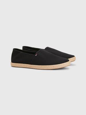 Muške Tommy Hilfiger Essential Espadrilles Casual Cipele Crna | TH795NCX