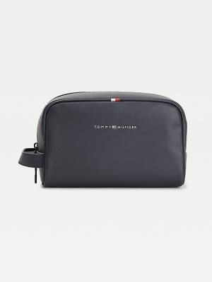 Muške Tommy Hilfiger Essential Water Repellent Washbag Torbe Plava | TH358XDF