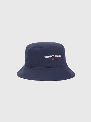 Muške Tommy Hilfiger Organic Cotton Bucket Kape Plava | TH190DRA