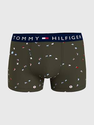 Muške Tommy Hilfiger Original All-Over Print Trunks Donji veš Crna | TH693BRV