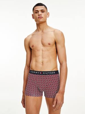 Muške Tommy Hilfiger Original All-Over Print Trunks Donji veš Bež | TH729BMQ