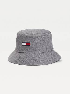 Muške Tommy Hilfiger Recycled Melange Bucket Kape Siva | TH823MTG