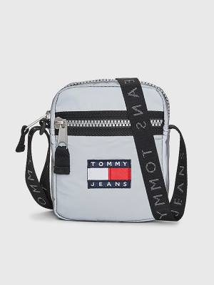 Muške Tommy Hilfiger Reflective Tommy Badge Reporter Torbe Siva | TH278DYL