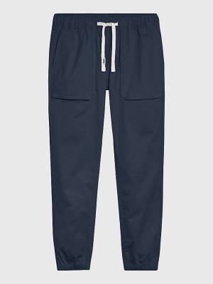 Muške Tommy Hilfiger Scanton Elasticated Cuff Joggers Pantalone Plava | TH063TRU