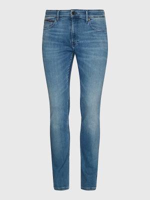 Muške Tommy Hilfiger Scanton Slim Faded Farmerke Denim Plava | TH241LEN