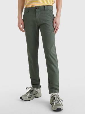 Muške Tommy Hilfiger Scanton Slim Fit Chinos Pantalone Zeleno | TH508DEY