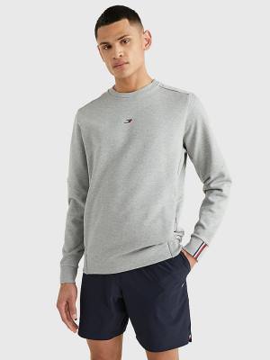 Muške Tommy Hilfiger Sport Essential Organic Cotton Duksevi Siva | TH107WTA