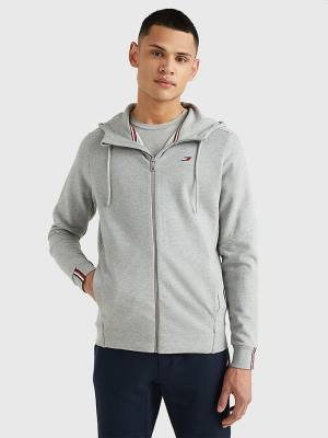 Muške Tommy Hilfiger Sport Essential Organic Cotton Logo Duksevi Siva | TH175AJE