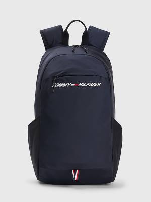 Muške Tommy Hilfiger Sport Logo Backpack Torbe Plava | TH231NZC